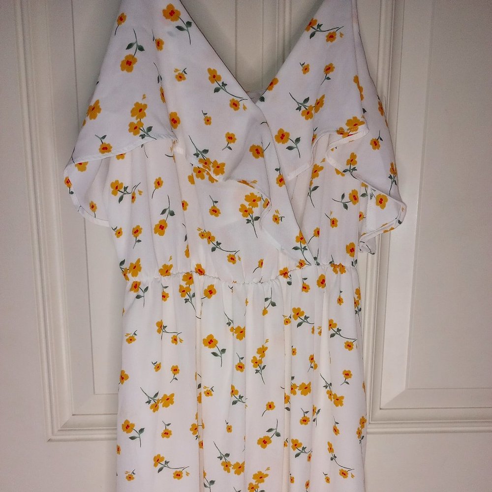 Tuscan Gold Flower Dress